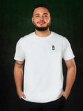 QA_T-Shirt "Bottle" | weiß