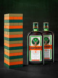 QA_2 x 0,7-l-Flasche Jägermeister + Meister Bricks-Spiel