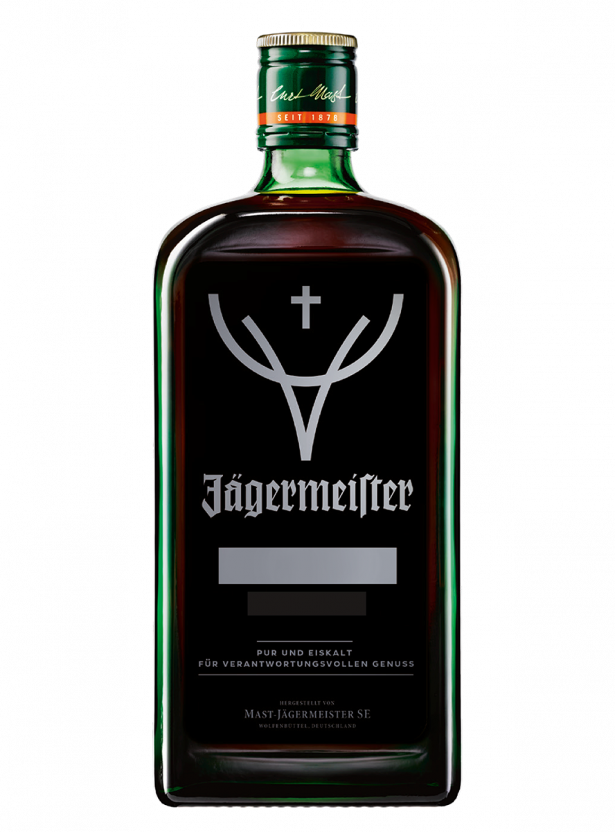 JÄGERMEISTER GRAVURFLASCHE 0.7L - Engravable/Print _Jens